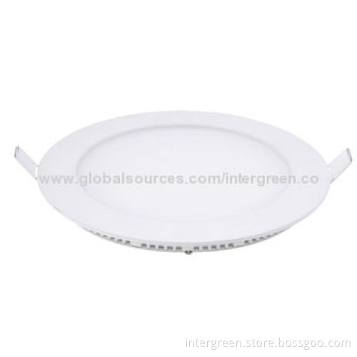 12W Ultra-slim LED Panel Light/Downlight, 2835 SMD, CE, RoHS, FCC Marks, 3-year Warranty